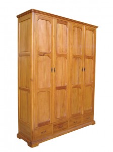 ארון אחסון מעץ טיק