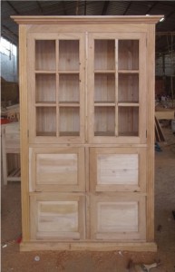 ויטרינה כפרית בגימור התזת חול