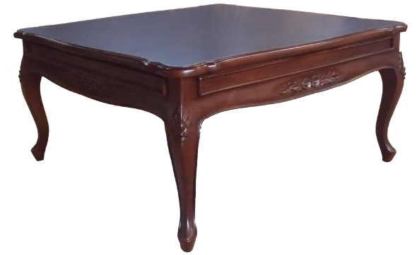  שולחן סלון קלאסי מעץ מלא