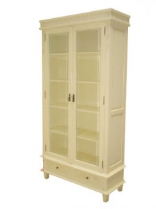 ארון ויטרינה לבן