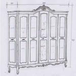 ארון בגדים אינדונזי חמש דלתות