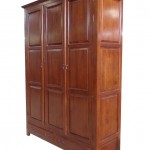 ארון בגדים קלאסי מעץ מהגוני