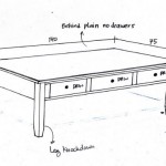 שולחן סלון קלאסי עשוי עץ מלא
