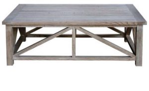שולחן סלון מעץ בגימור טבעי