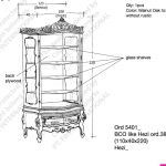 ויטרינה משולבת זכוכית ועץ מלא