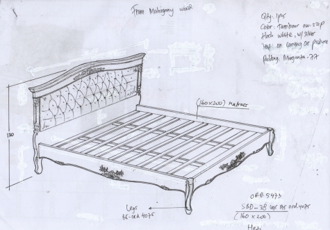 מיטת עץ בהזמנה אישית