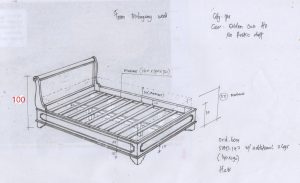 מפרט מיטה זוגית
