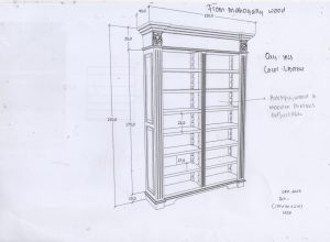 ספריית מדפים מודולרית
