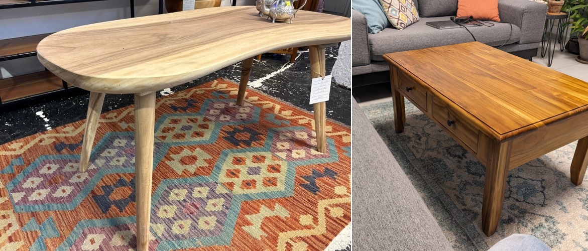 שולחנות סלון מעץ