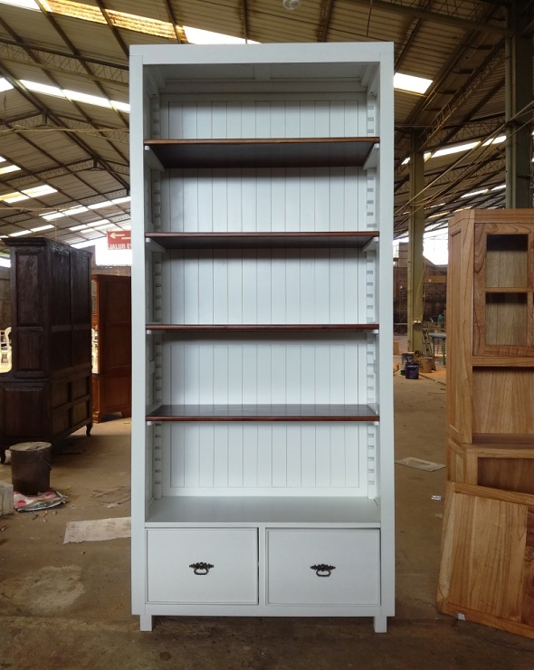  ספרית מדפים מעוצבת