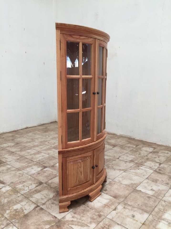  ויטרינה מעץ מלא